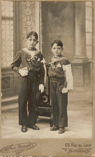 Pierre Meste et son frère Robert Meste