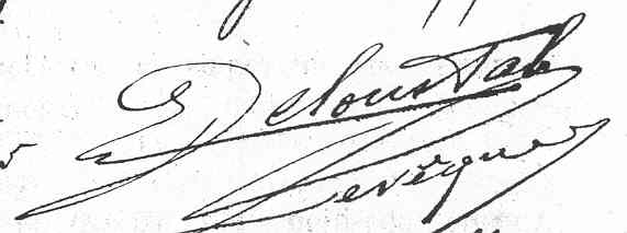 Signature Eugène Deloustal
