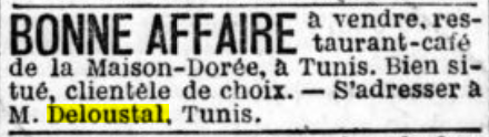 Une annonce dans le Petit Marseillais de 1882